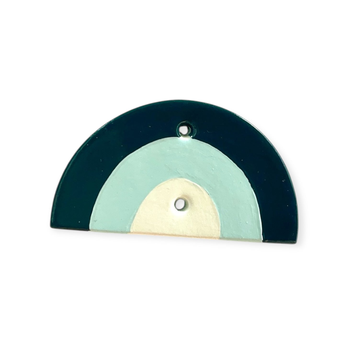 Demi cercle bleu