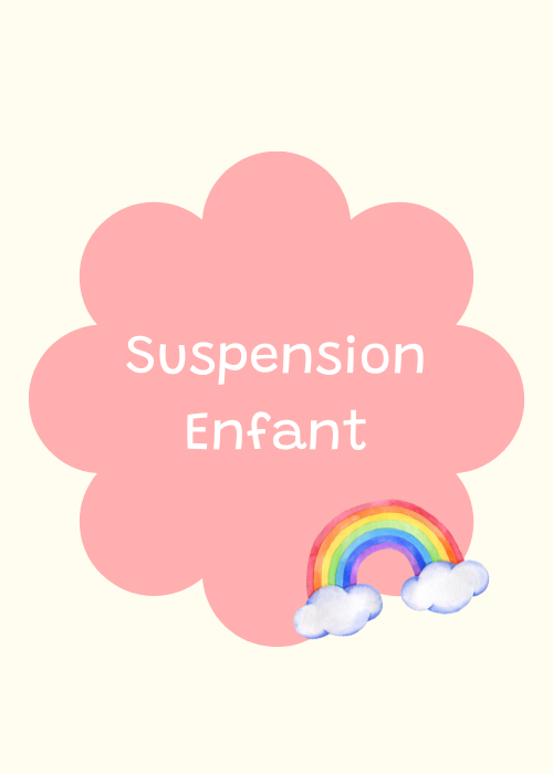 Suspension enfant 🌈