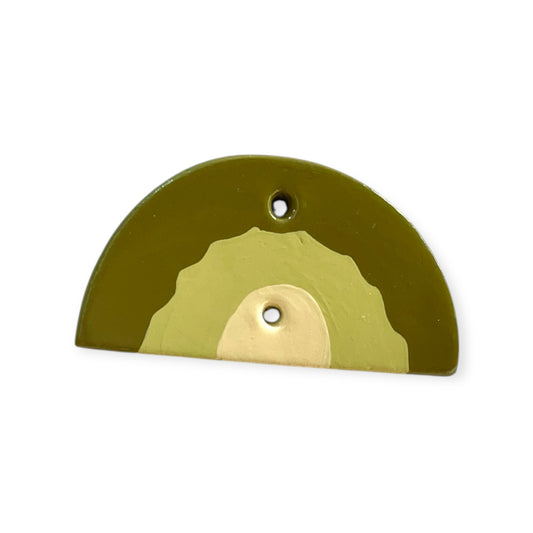 Demi cercle vert